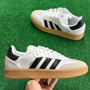 Adidas Samba XLG White Black Gum Mens Shoes IE1377 NEW* Sz 12